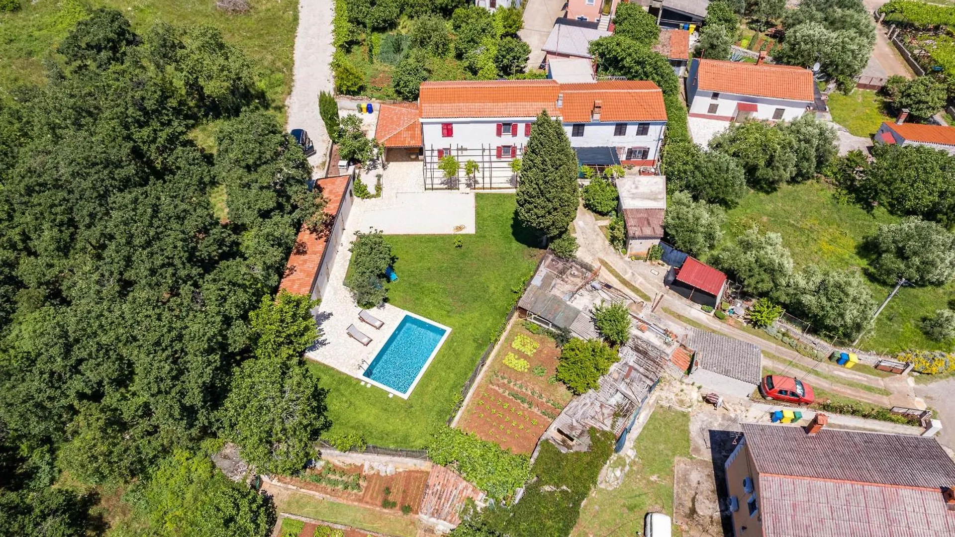 הוילה Peruški Casa Mirna For 7 People Near Pula With Sea View & Only 2 Km From The Sea 0*,